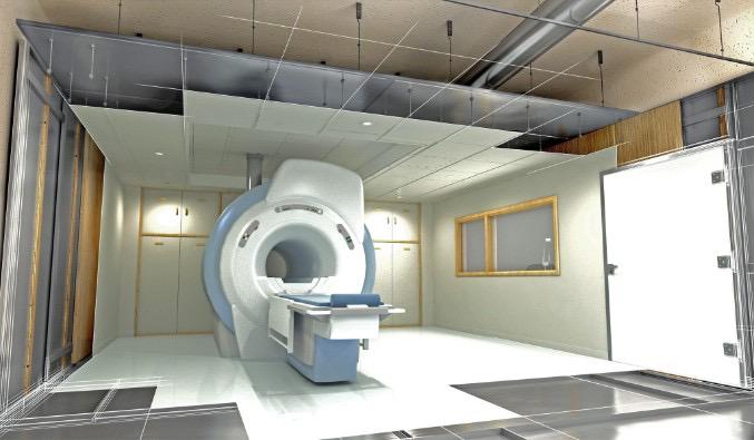 Schermatura di una sala diagnostica